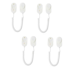 4 piezas de ganchos de cuerda antipérdida para control remoto, soporte para cordón de seguridad, ganchos