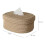Tissue Box Cover Square Tissue Holders Cotton Rope Covers A 4