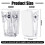 Clip autoadesive, 100 pezzi, clip in plastica per appendere arazzi, compatibili con ufficio, casa, scuola. 2