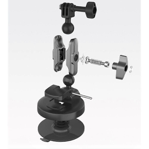 Suction Cup Car Mount for Osmo Pocket 3 with Expansion Frame, Window Windshield Dash Holder 1