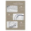 Self-Contained Suction Cup Corrugated Wall Organizer, Multifunctional Glacier Pattern Tissue Box, In 2