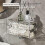 Self-Contained Suction Cup Corrugated Wall Organizer, Multifunctional Glacier Pattern Tissue Box, In 4