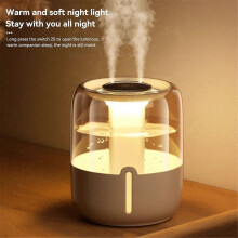 6.8L Large Capacity Humidifier USB Double Spray Quiet Humidifier Home Dormitory Bedroom Desktop with