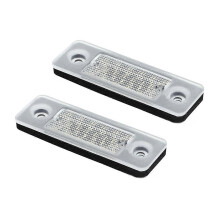 2pcs LED License Plate Number Lights Lamp Error Free for Volvo C30 2008-2013 White LED Car Lamp 3121