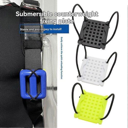 Scuba Diving Weight Fixing Plate BCD Webbing Mounting Plate Diving Weight Bottom Plate Dive Accessories A 1