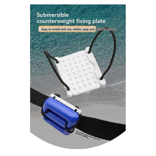 Scuba Diving Weight Fixing Plate BCD Webbing Mounting Plate Diving Weight Bottom Plate Dive Accessories A 2