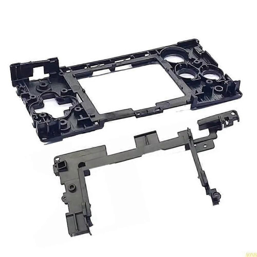 A0NB Game Boy Micro Replacement Front and Rear Frame Shell, compatible for Nintendo GBM Game Console Stand compatible for Portable Storage 2