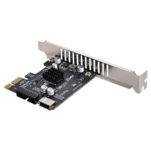 Adattatore per scheda madre VL805 con connettore USB 3.1 Type E da 5 Gbps sul pannello frontale (femmina)