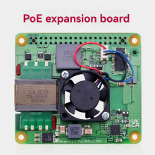 Compatibile con HAT PoE+ 4 e 3 B+ - Power over Ether, modulo scheda di espansione, supporta 802.3af/At