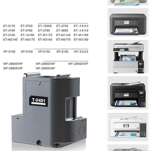 2pack E-04D1 Ink Maintenance Box Αντικατάσταση συμβατό για Epson ET-15000 ET-4750 E 2
