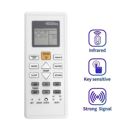 Replace A75C10600 AC Remote Control Air Conditioner Remote Control 2