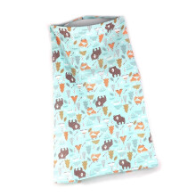 Breastfeed Apron Cover Breathable Baby Nursing Privacy Coverage Blanket with Elastic Shoulder Straps Blue
