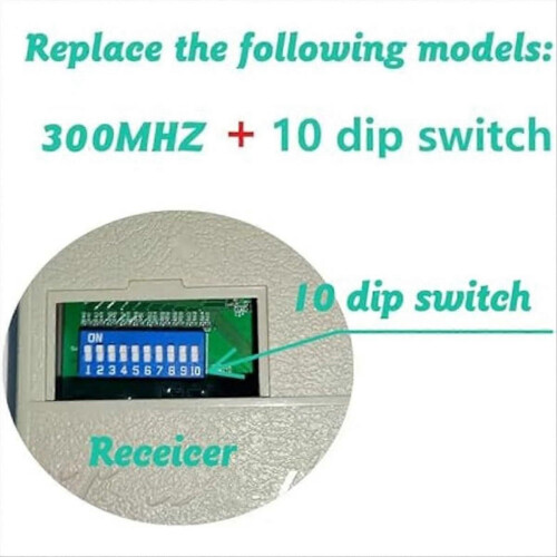 3pcs compatible for Linear Multicode Garage Gate Door Opener Remote,3089,308911 1
