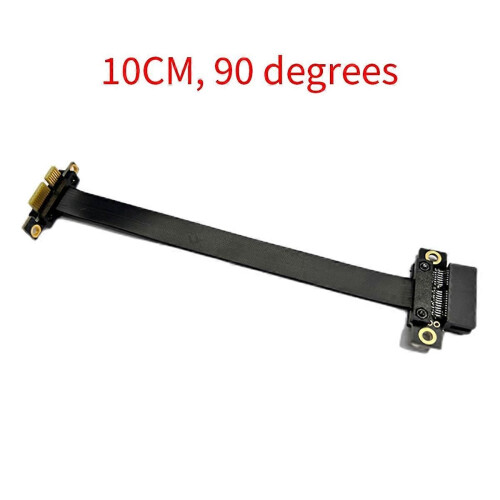 90 Graphics Card Extension Cable Shielded Extender compatible for GPU 10CM 1