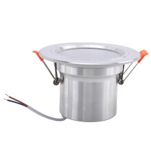 8Ohm 10W Bathroom Ceiling Speaker Background Music System Moisture-Proof Aluminum Can Fashion In-Cei