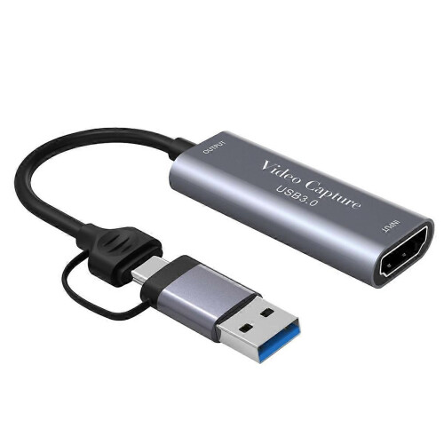 Κάρτα λήψης βίντεο USB3.0 συμβατή με 4K για ζωντανή μετάδοση Gaming Streaming 2