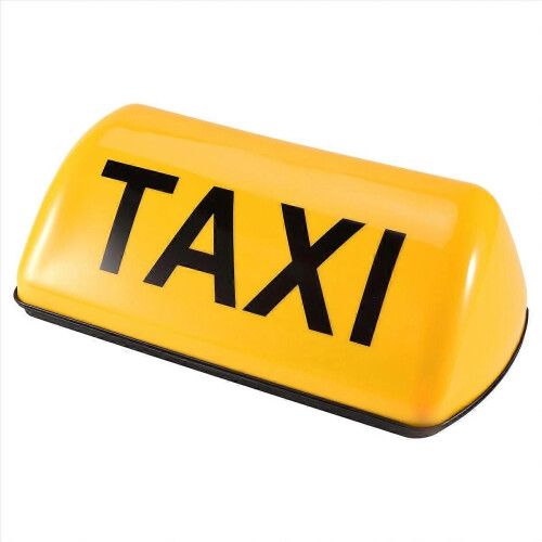 12V Waterproof Top Sign Magnetic Meter Cab Lamp Light LED - Yellow 2