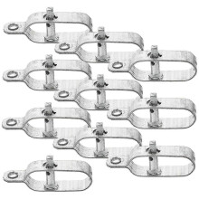 10Pcs Wire Tensioner Wire Tensioner Strainer Ratchet Tensioner Rope Connector Metal Wire Tensioner
