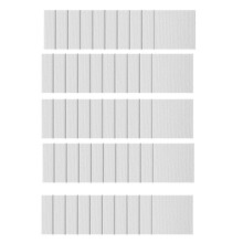 50 Pcs Magnetic Painting Canvas Panel 3x3 Inches Magnetic Canvas Boards Magnetic Canvases compatible Painting Tile Art