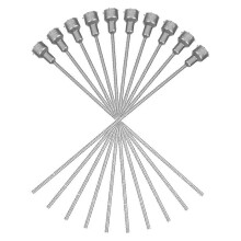 10pcs Flower Extension Pole House Plants Water Hose Indoor Plants Extension Flower Stem Plastic Flower Stems,Silver