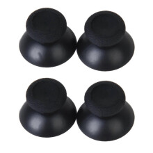 2 Pair Of Thumbstick Joystick Replacement compatible One Controller Black