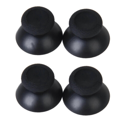 2 Pair Of Thumbstick Joystick Replacement compatible One Controller Black