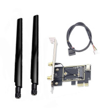 PCIE WiFi-kaartadapter, draadloze netwerkkaart M2 NGFF, Bluetooth-converter, compatibel met desktop