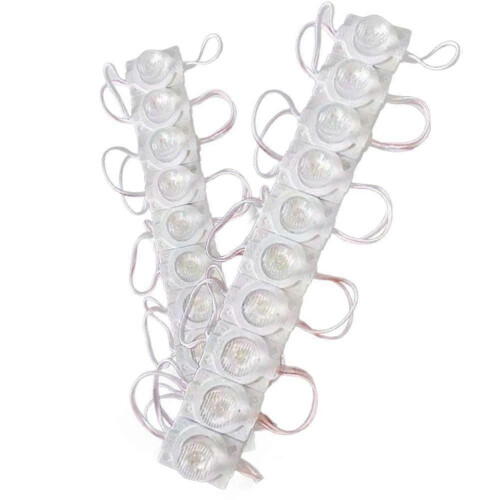 100PCS 12V 3030 1.5W LED Module String with Lens for Advertising Sign Backlight 1