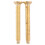 3X 86 Type Solid Wood Panel  Wall Light Retro Brass Toggle  Wood Grain Electrical  Socket 1- 4