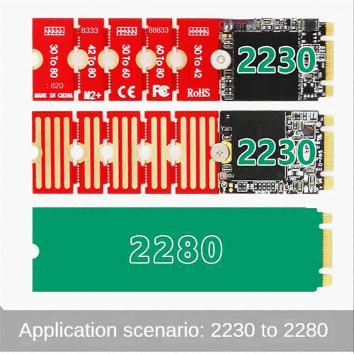 M2 M2PLUS NGFF NVME M.2 Εκτεταμένη Μεταφορά 2230, 2242, 2260, 2280 Αεροσκάφη