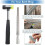 Ring Sizer Measuring Tool Set, 12 Pcs Ring Mandrel, Ring Sizer, Rubber Hammer, Plastic Ring Sizer Gauge, Wood Ring Clamp 4