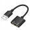 USB Audio Interface compatible Computer, USB to 3.5mm Audio Adapter, External Sound Card with Headphone 1