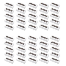 50 pezzi Scatole per macaron con finestra trasparente Contenitore o scatola per macaron Kit compatibile