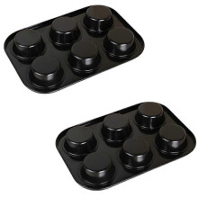 Cake Mold Muffin Pan 6-Hole Muffin Cup Baking Pan DIY Baking Pan Baking Mold
