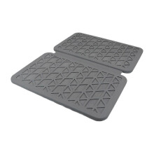 Foldable Quick-Dry Mat for Kitchen Countertop Silicon Coated Protect Tableware, Super Absorbent Anti