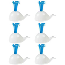 Cute Whale Fruit Fork Animal Whale Fruit Pick Kitchen Supplies Fruit Stick Cute Fruit Pick