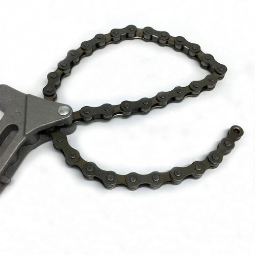 Automobile engine oil filter adjustable chain wrench 1