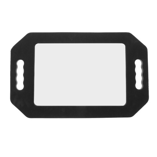 Foam Hand Mirror with Handle Rectangular 1 Piece 1