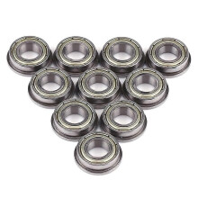 10 Pcs F688ZZ Flanged Radial Ball Bearings Metal Steel Double Shielded Flange Ball Bearing, 8 x 16