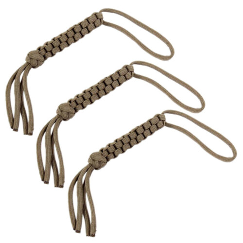 3X Κορδόνι Μαχαιριού με Τετράγωνη Υφή Paracord - Χακί