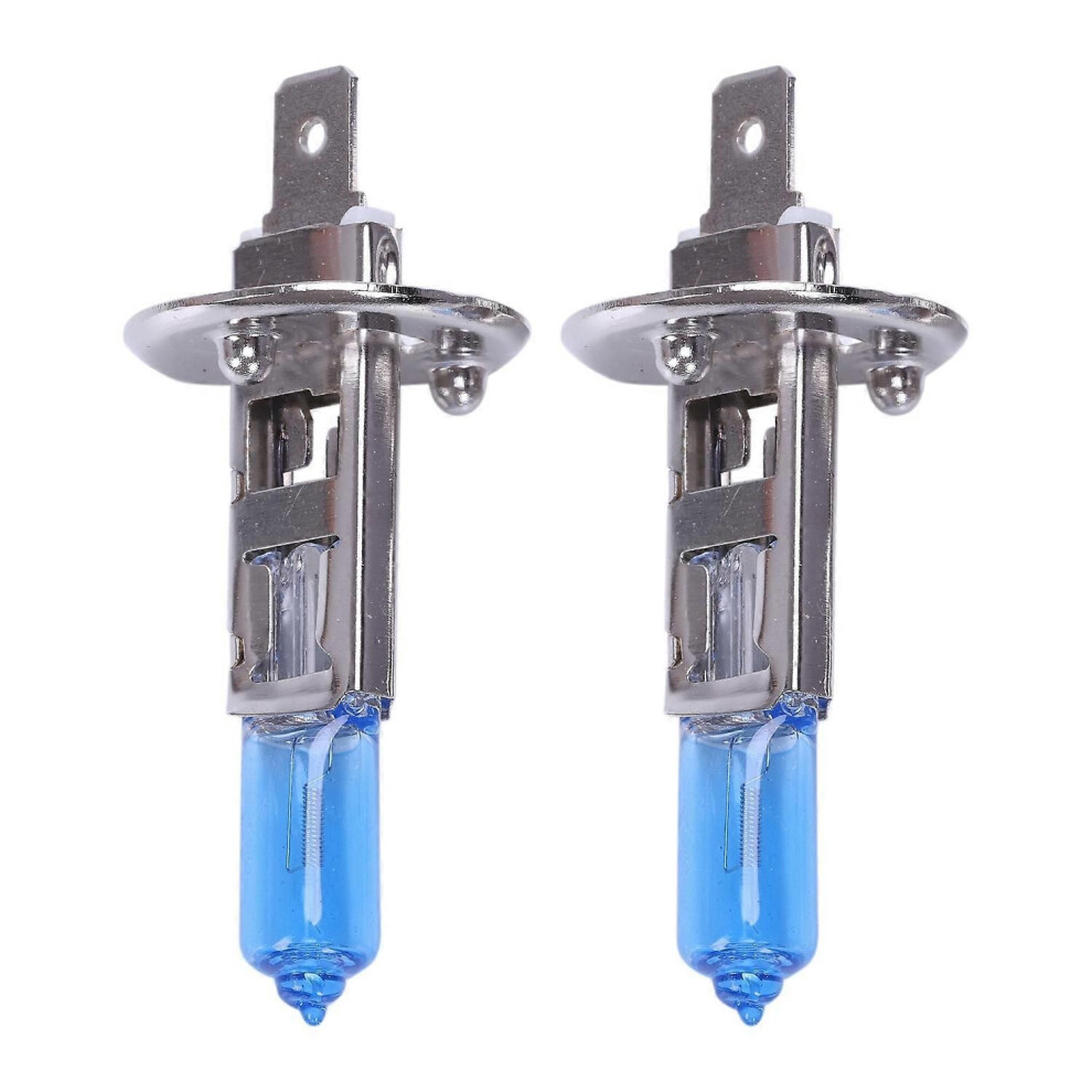 2Pcs 55W H1 Halogen High Beam Headlight Bulb White 9319739931822