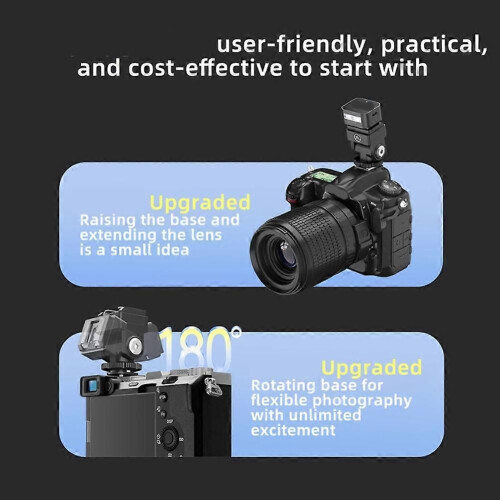 Βάση αυξανόμενου ύψους Pixel Flash Hot Shoe 180 συμβατή με φωτογρ 2