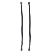 2 Stück Motherboard HD-Audio 9-Pin Stecker auf Buchse Verlängerungskabel für PC-DIY Schwarz 30 cm