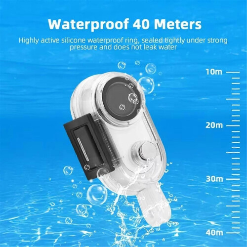Waterproof Protective Case for GO 3/3S Diving Housing Thumb Camera Protective Shell with Diving Rod 1