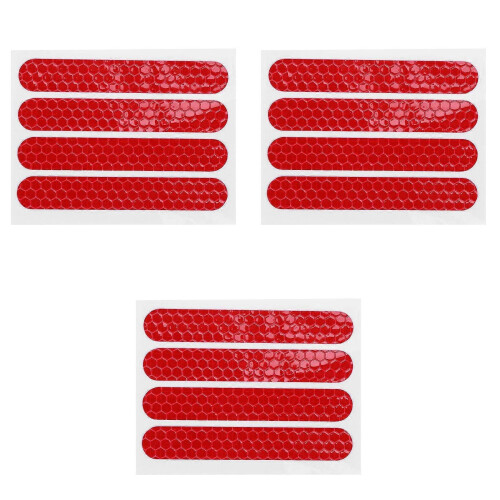 3X Front Rear Wheel Cover Protective Shell Reflective Sticker for Max G30 Scooter Accessories 4PCS