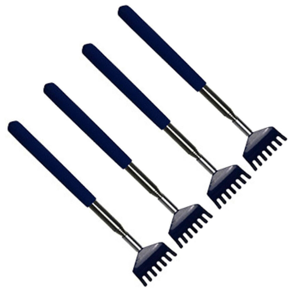 Photos - Massager 2 Pack Portable Extendable Back Scratcher, Metal Stainless Steel Tool with Carrying Bag