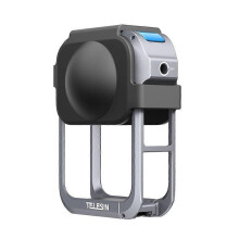 TELESIN Aluminum Alloy Rabbit Cage for DJI OSMO 360 Quick Release Protective Frame with Cold Shoe Mount Camera Accessories