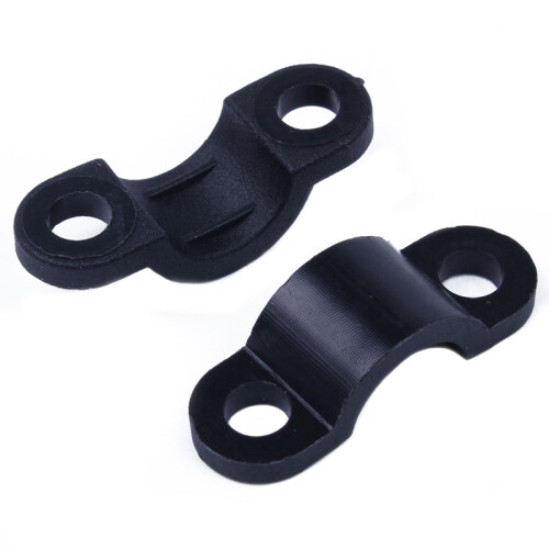 140Pcs Screws Mounted Arched Cable Clamp Clip Tie 21 x 7mm for 3mm Wire 1