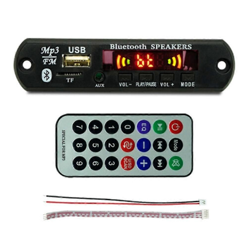 Μονάδα USB MP3 Bluetooth 12V MP3 WMA Αποκωδικοποιητής Μονάδα ήχου FM AUX USB T