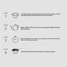 Coffee Cupping Bowls 200ml compatible 12g Coffee Grinds & 200g Boiling Water Stackable Coffee Bowls compatible Cof